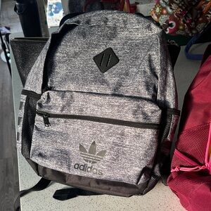 Adidas Heathered Black Backpack